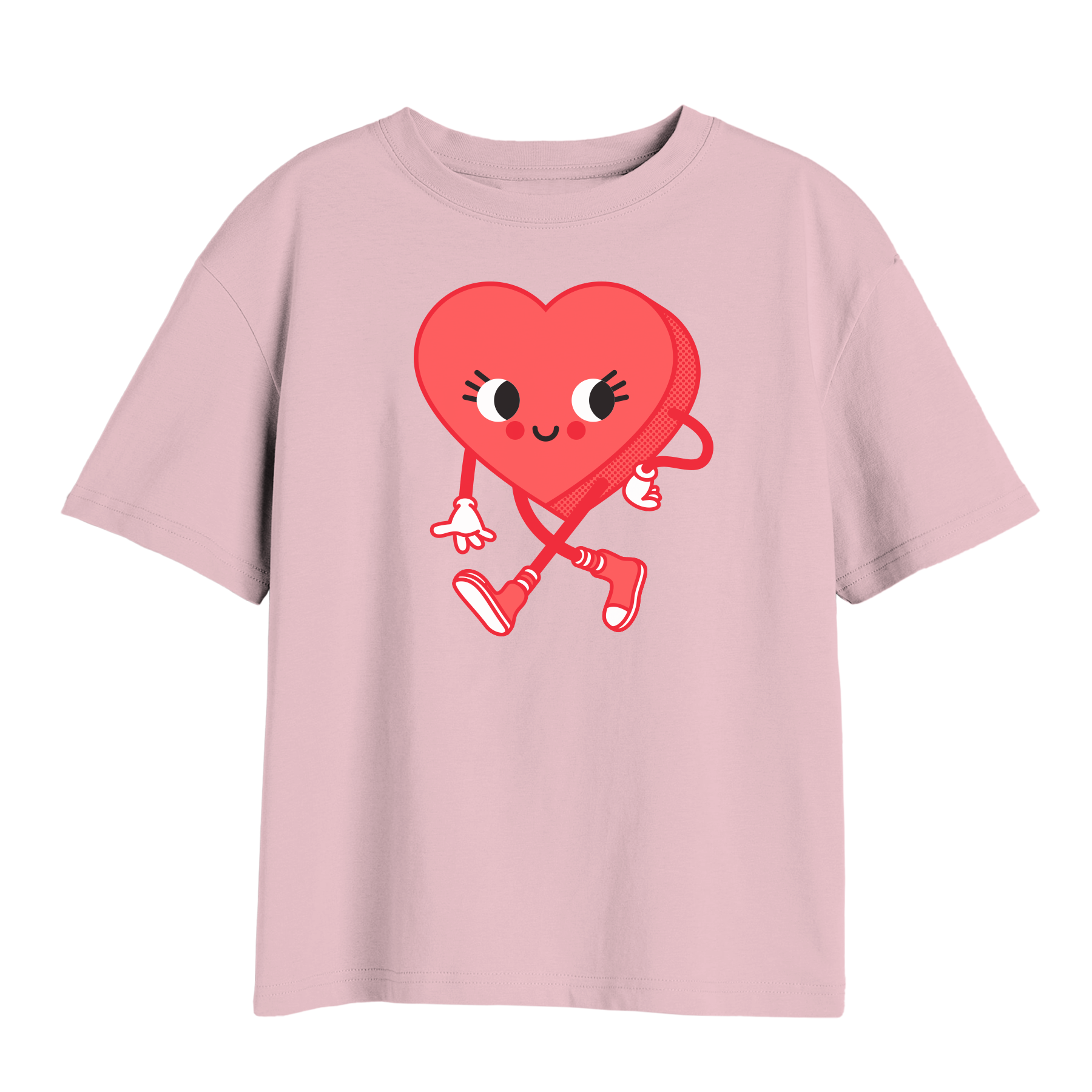 Adult Kawaii Heart Friend T-Shirt