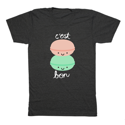 Kawaii C'est Bon Macarons T-Shirt - Adult Unisex