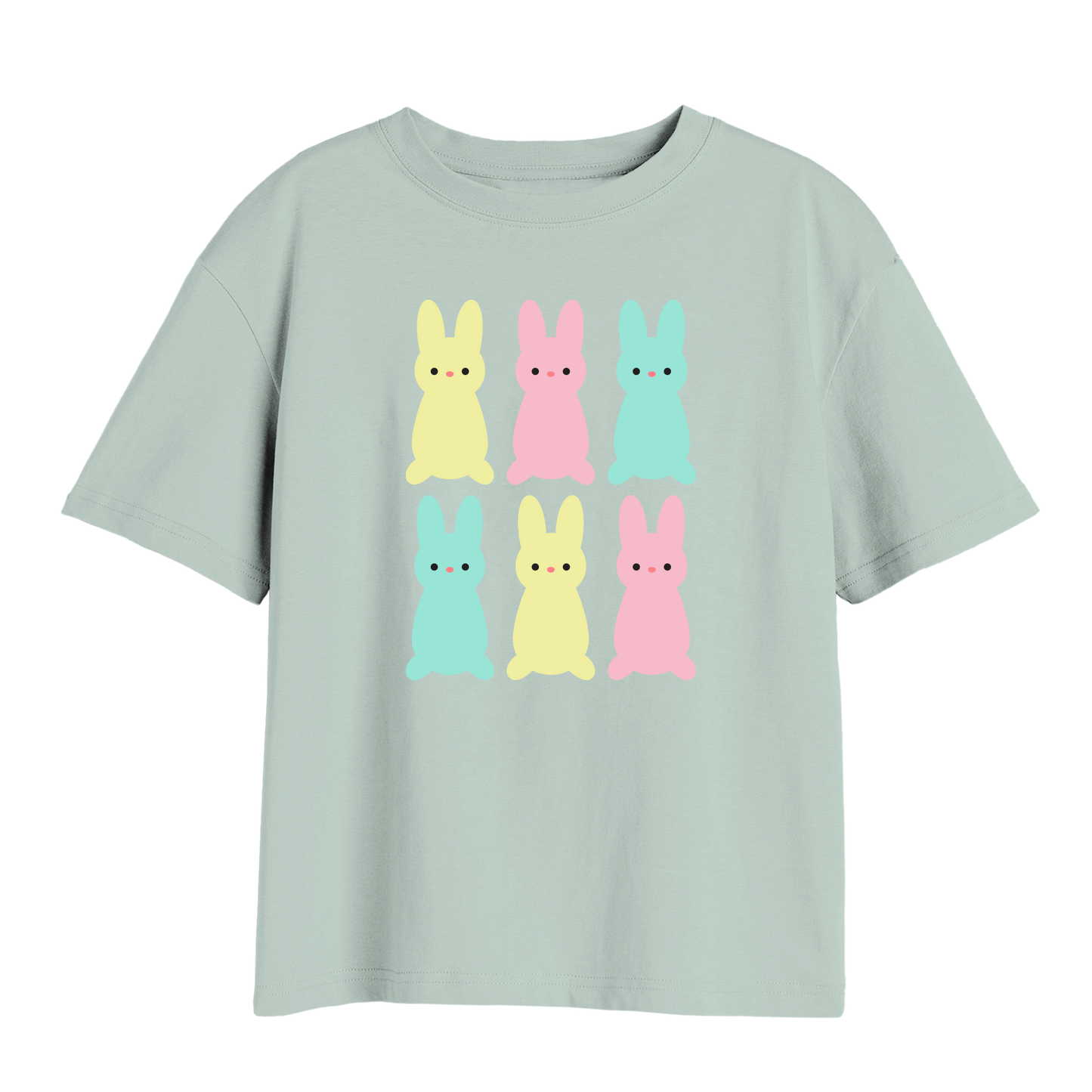 Kawaii Marshmallow Bunnies T-Shirt - Adult