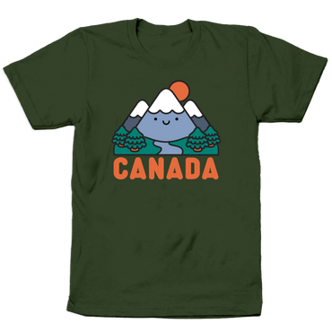 Canada Mountains T-shirt Adult