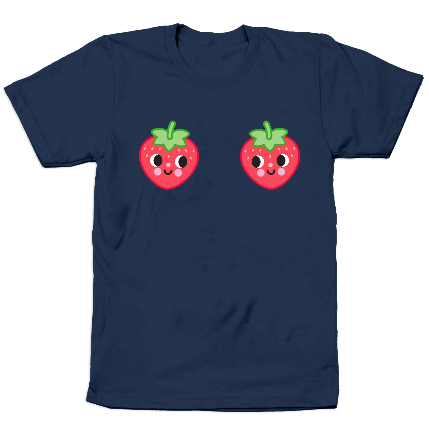 Kawaii Strawberry Duo T-Shirt Adult