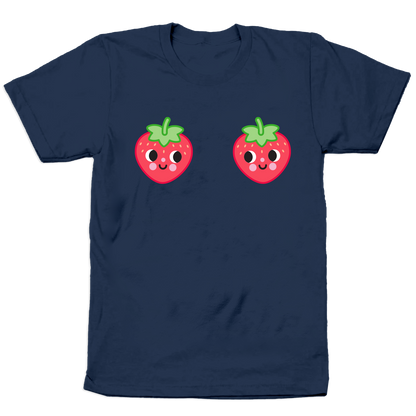 Kawaii Strawberry Duo T-Shirt Adult