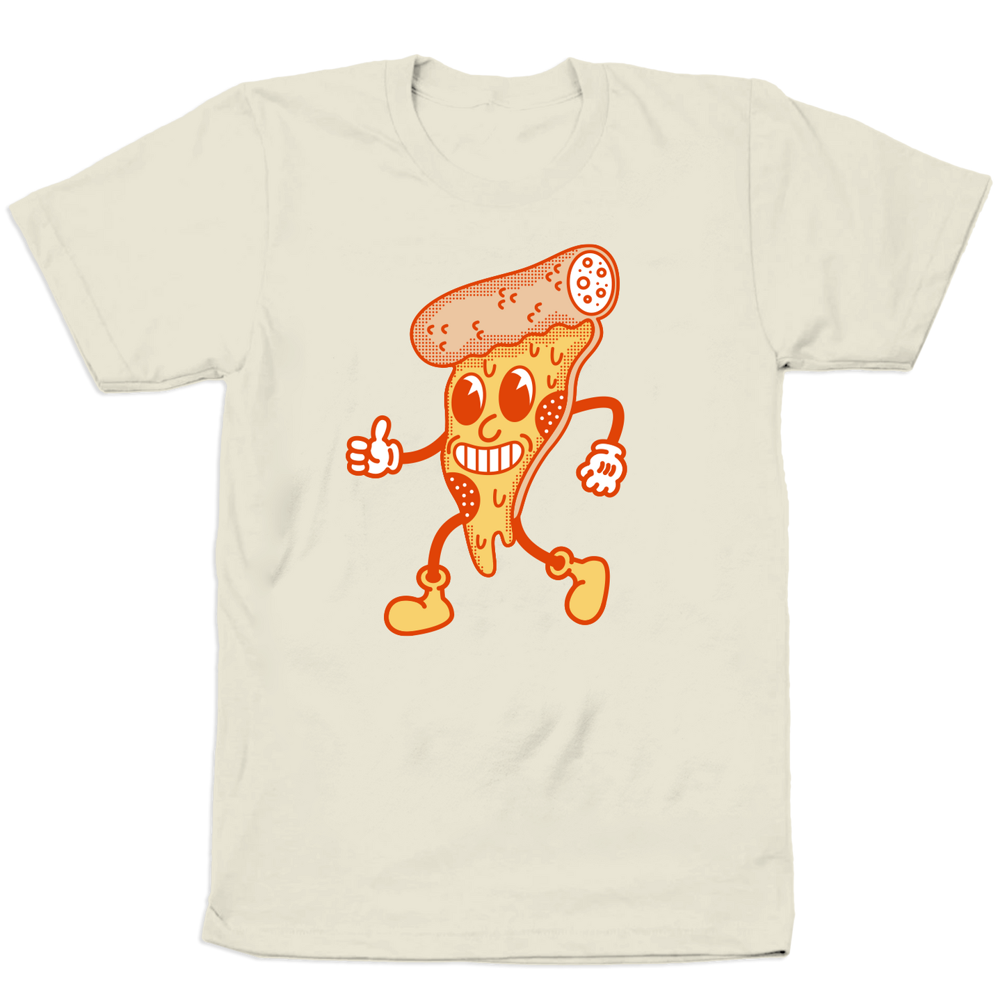 Adult Old Timey Pizza T-Shirt