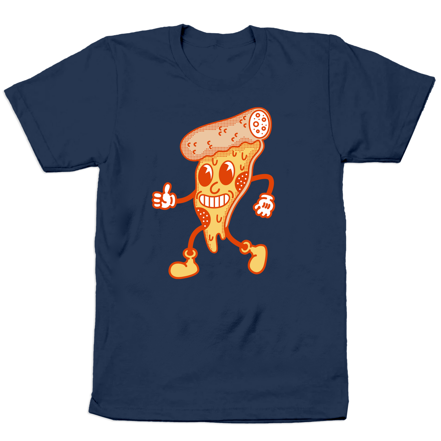 Adult Old Timey Pizza T-Shirt