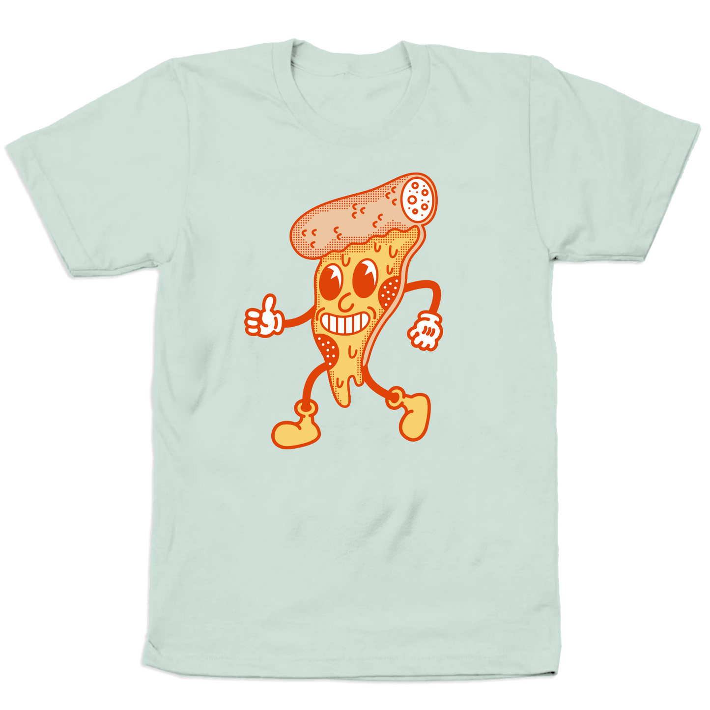 Adult Old Timey Pizza T-Shirt