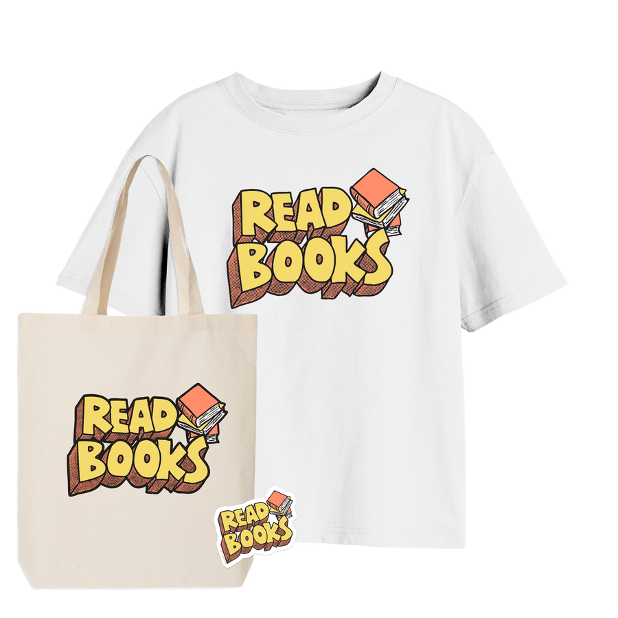 READ BOOKS BUNDLE ADULT (T, TOTE, STICKER)