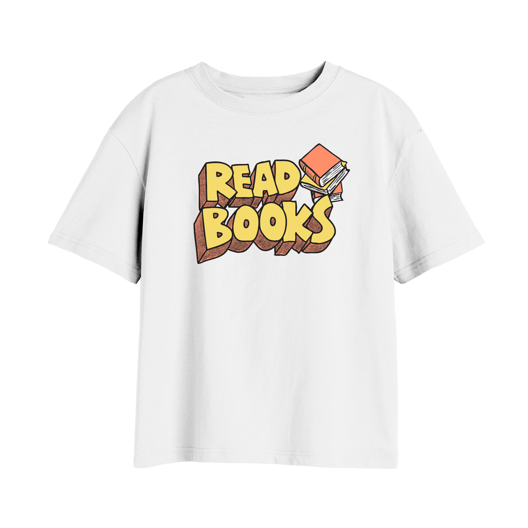 Adult Retro Read Books T-Shirt