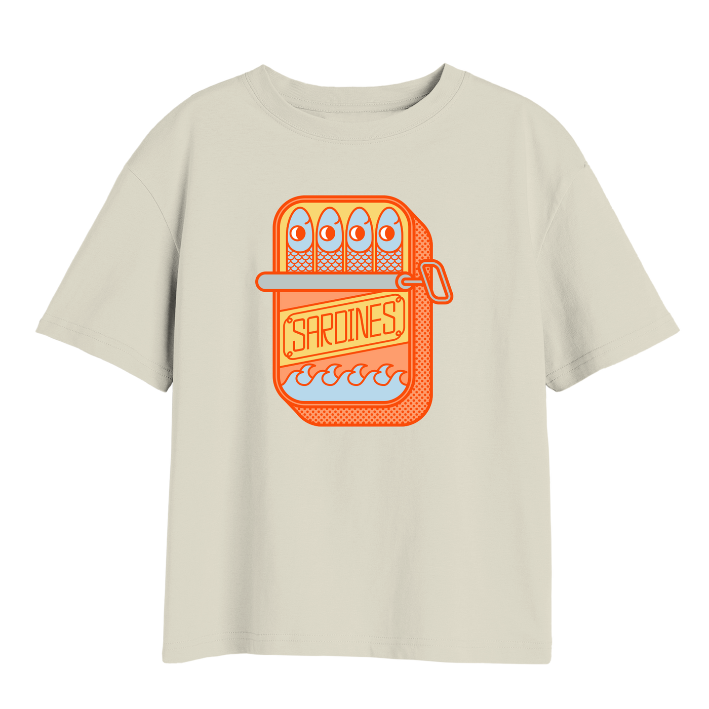 Adult Kawaii Sardines T-Shirt