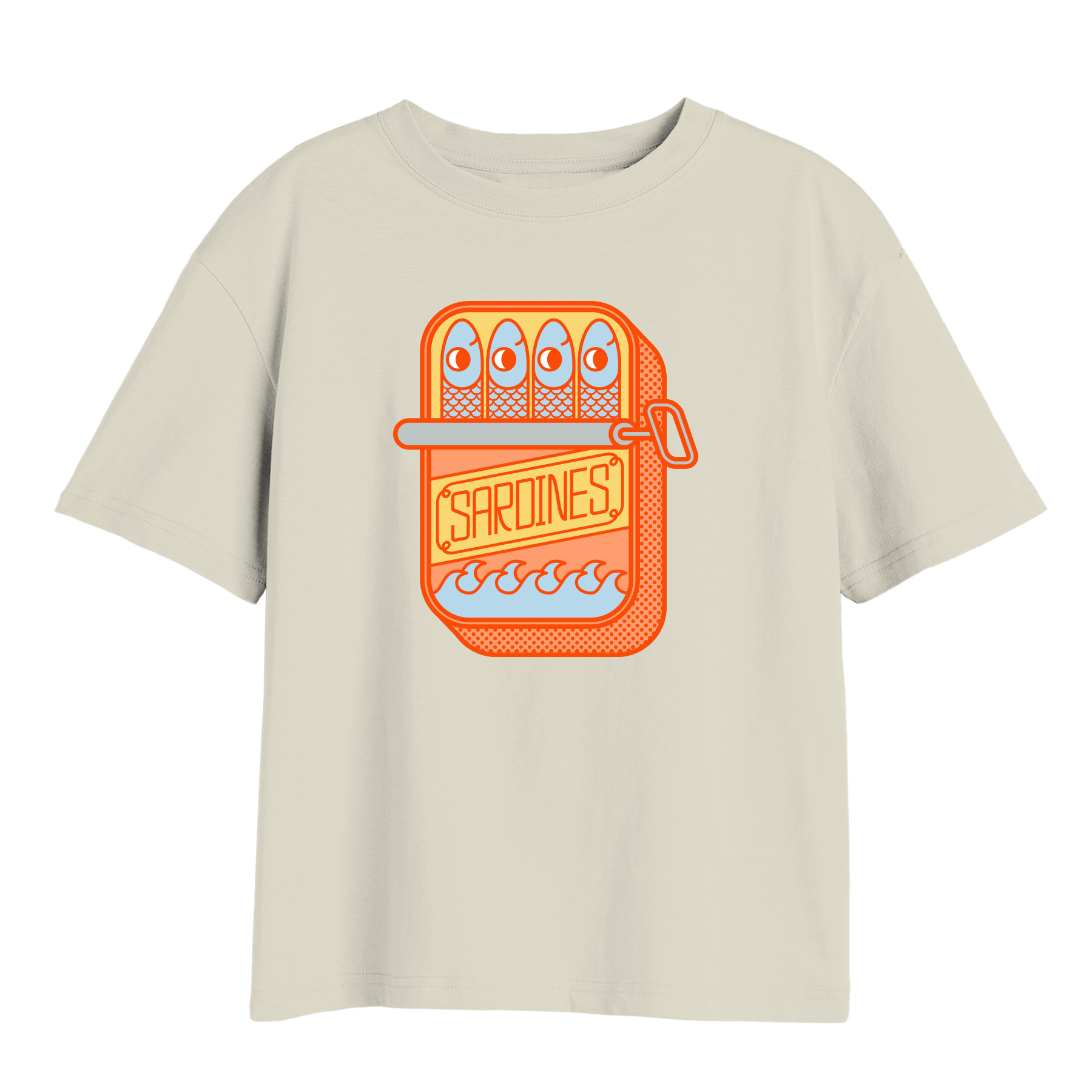 Adult Kawaii Sardines T-Shirt