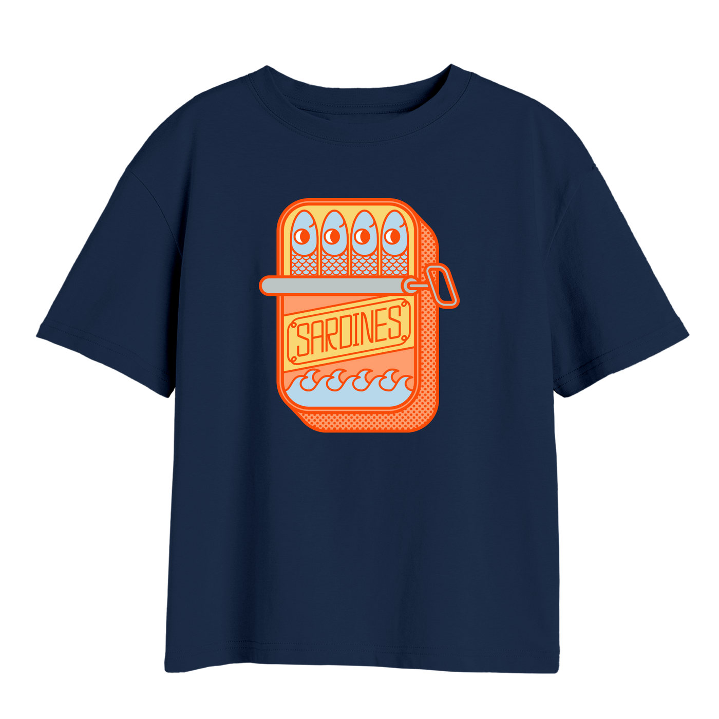 Adult Kawaii Sardines T-Shirt