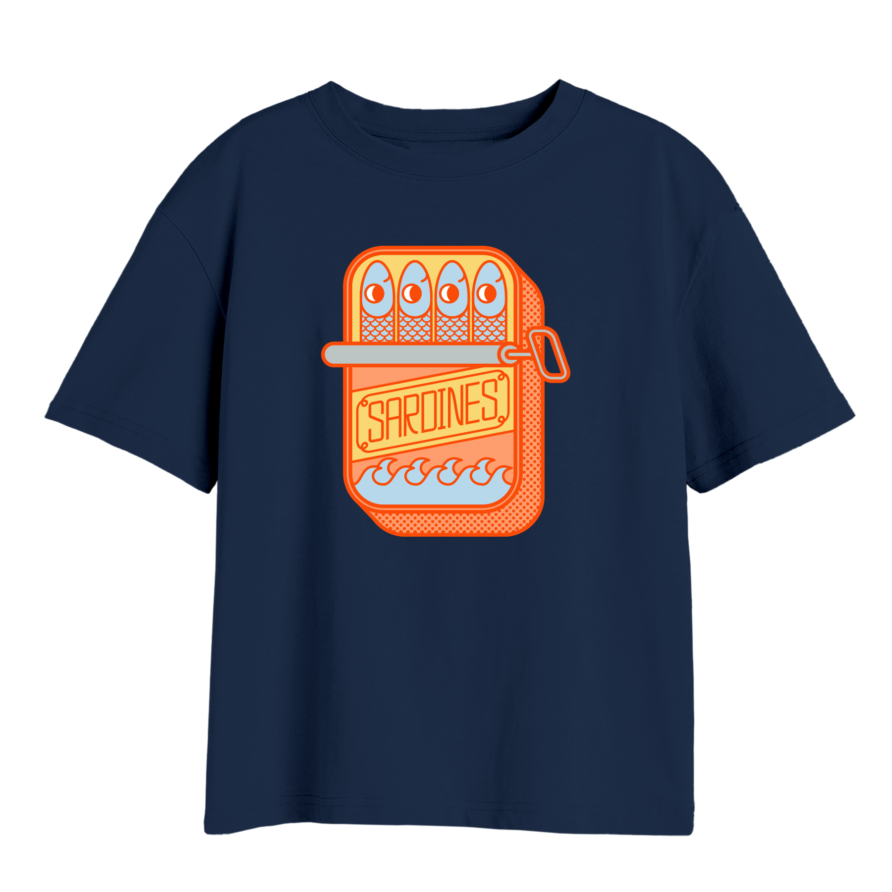 Adult Kawaii Sardines T-Shirt