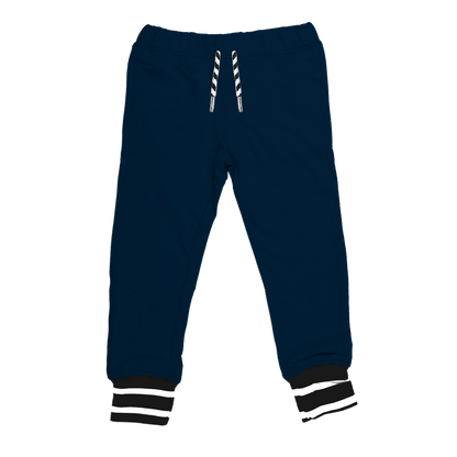 BEST Bamboo Drawstring Cuffed Joggers - Navy