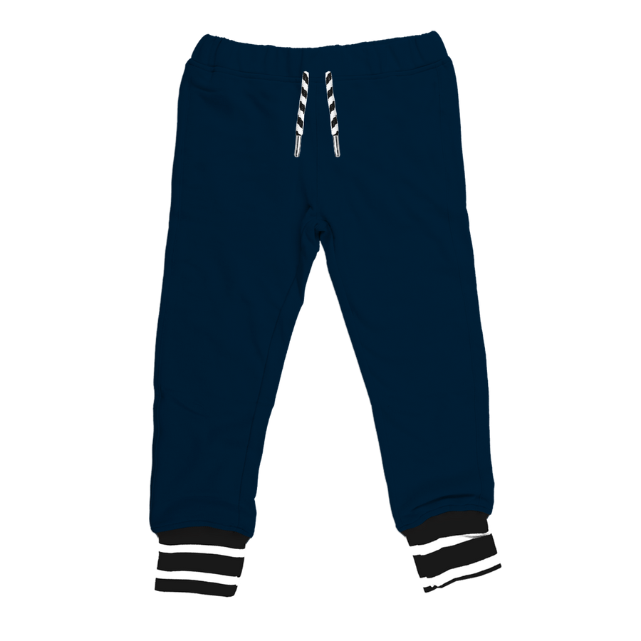 BEST Bamboo Drawstring Cuffed Joggers - Navy