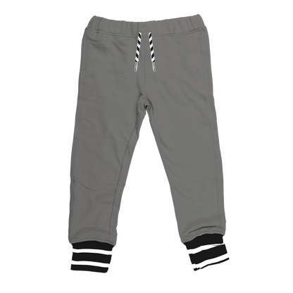 BEST Bamboo Drawstring Cuffed Joggers - Grey