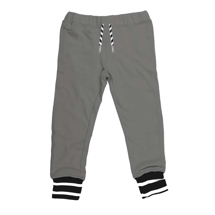 BEST Bamboo Drawstring Cuffed Joggers - Grey