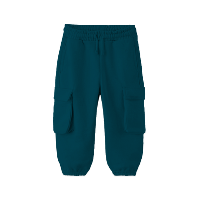 Bamboo Drawstring Cargo Joggers -Dusk