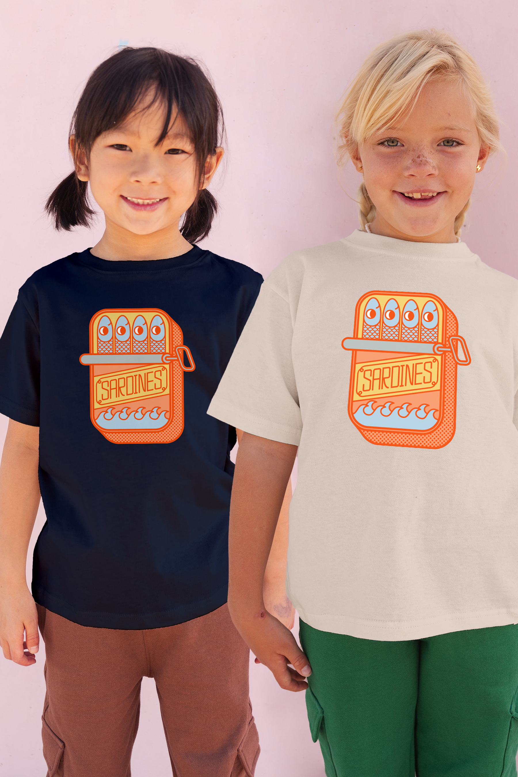 Kawaii Sardines T-Shirt