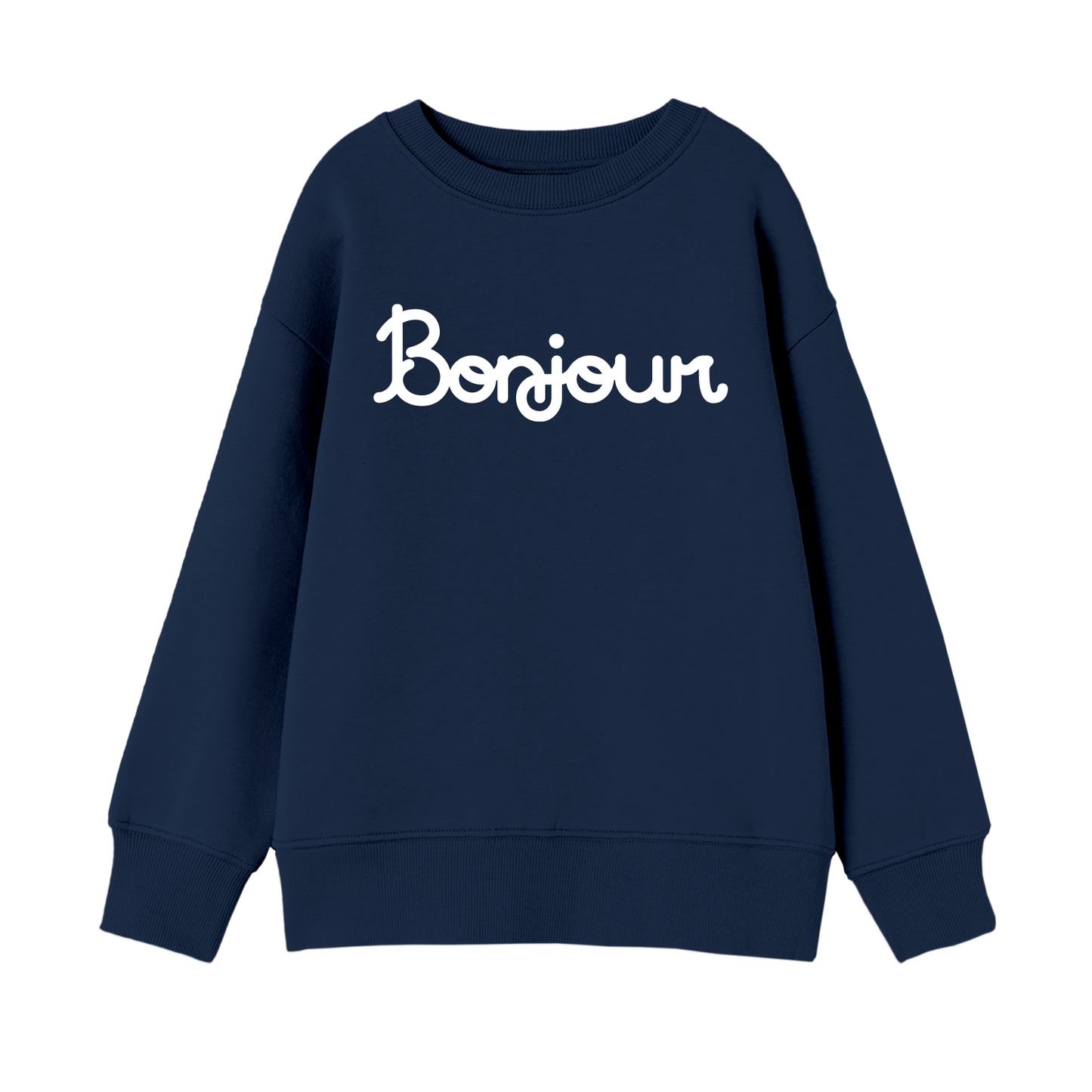 Bonjour Sweatshirt - Navy