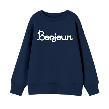 Bonjour Sweatshirt - Navy