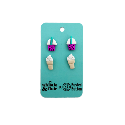 WHISTLE & FLUTE EARRINGS