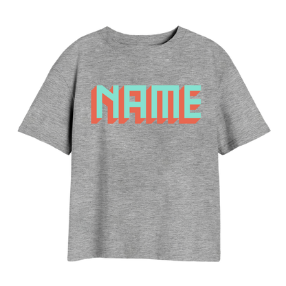 CUSTOM BLOCK TEXT T-SHIRT ADULT