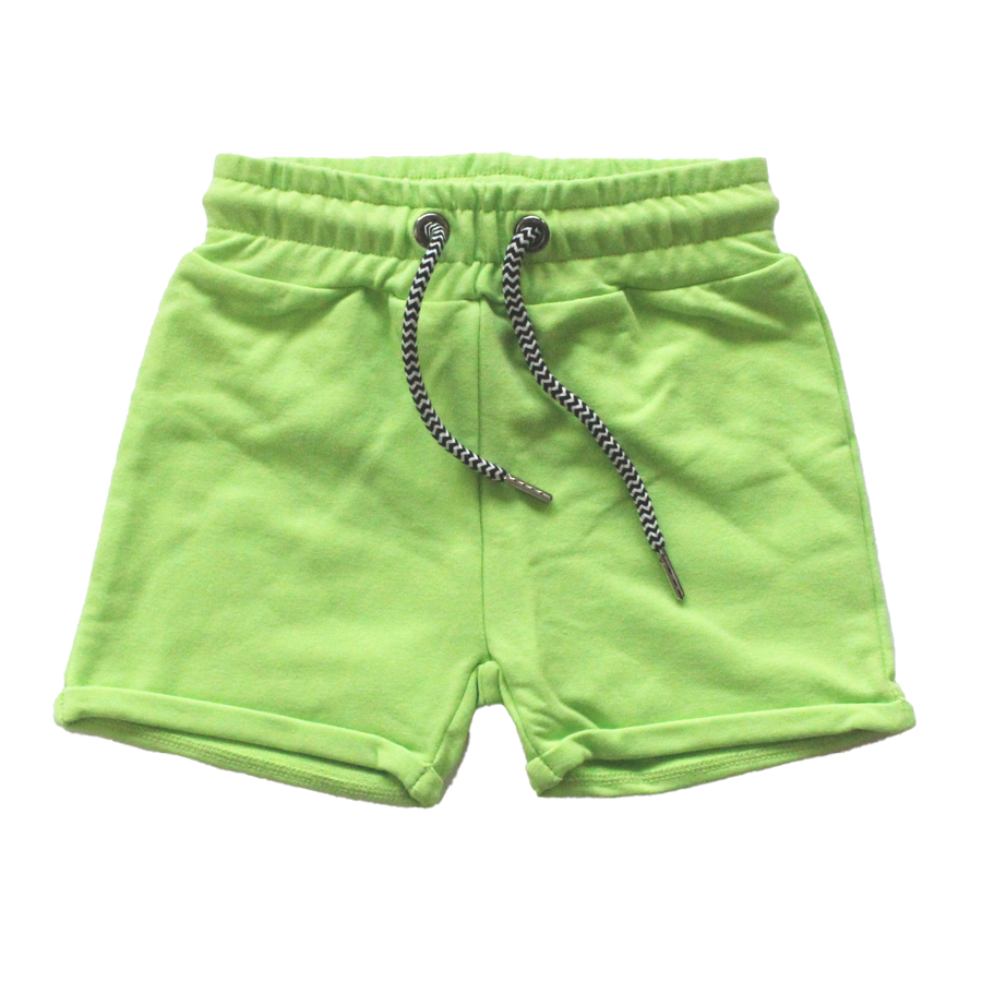 Bamboo Drawstring Shorts - Atomic Green