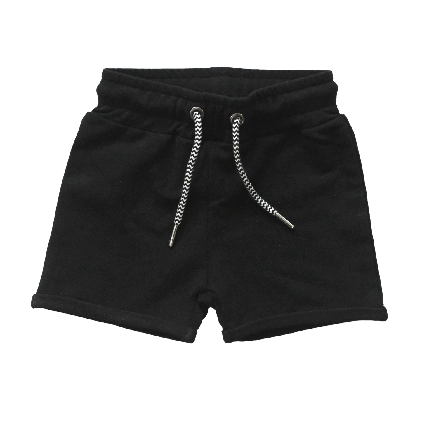 Bamboo Drawstring Shorts - Black
