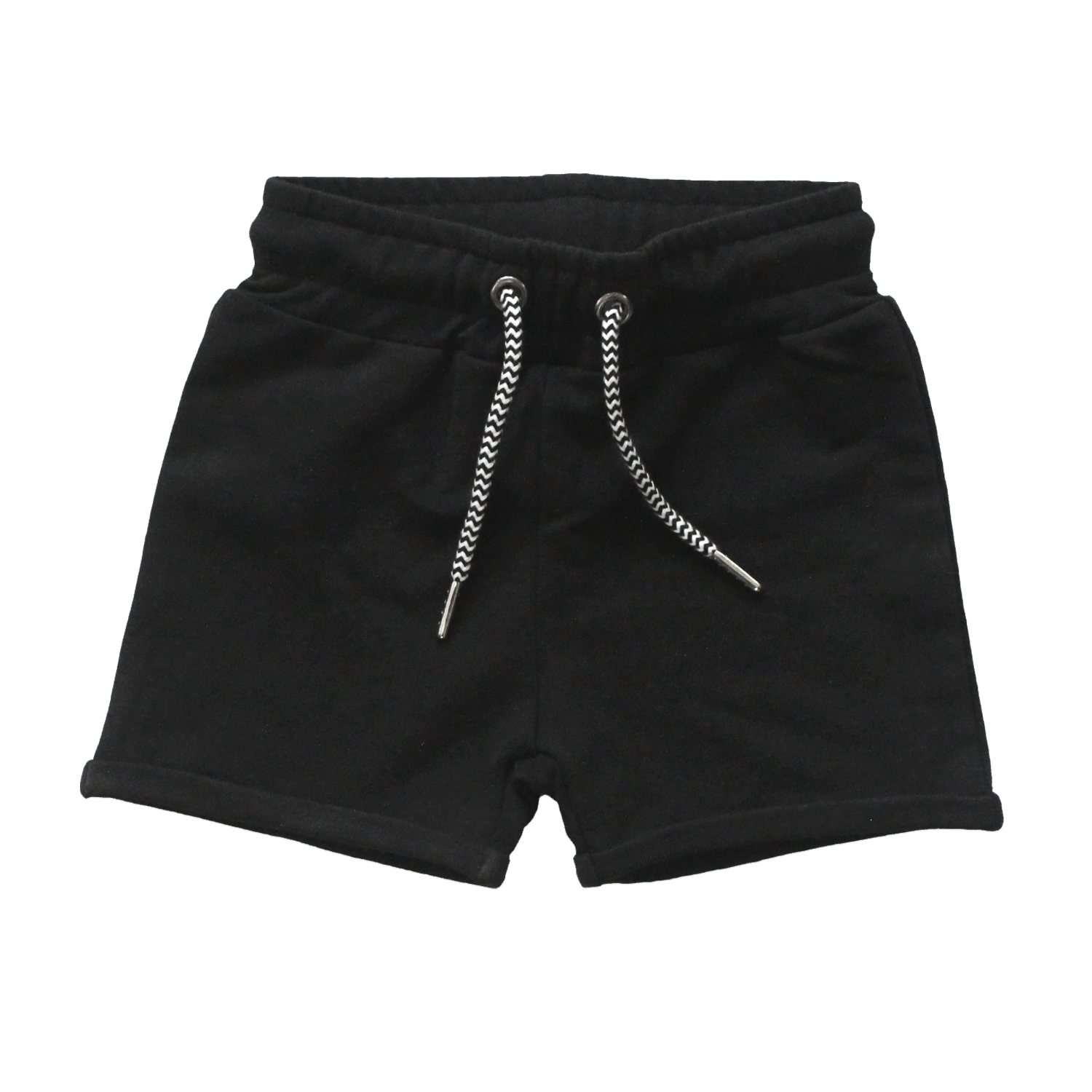 Bamboo Drawstring Shorts - Black