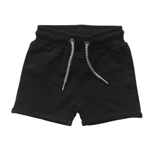 Bamboo Drawstring Shorts - Black