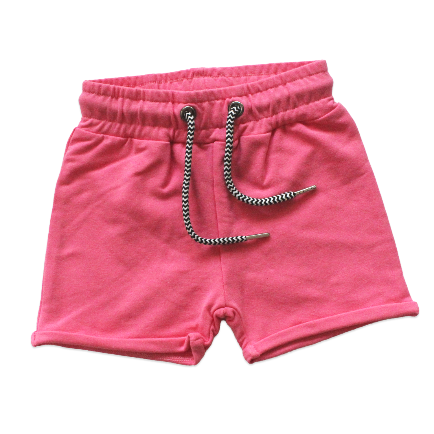 Bamboo Drawstring Shorts - Hot Pink