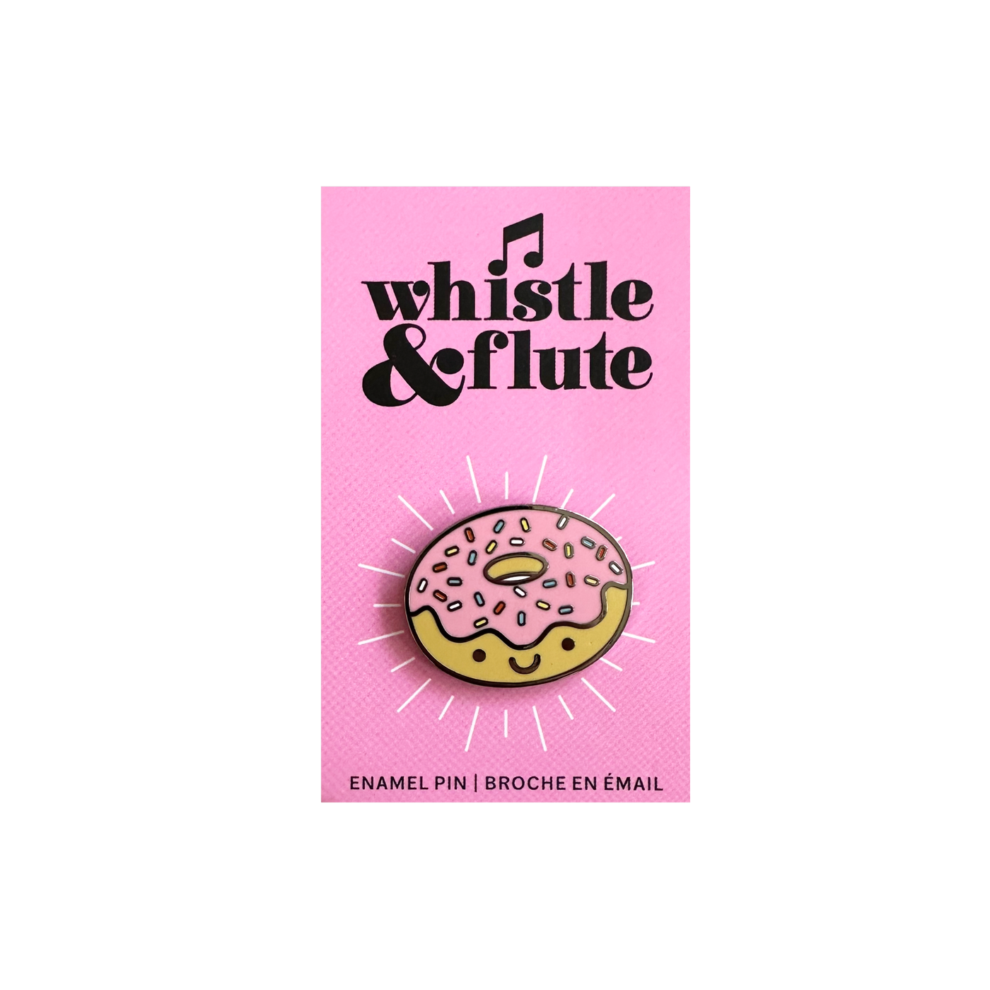 Kawaii Donut Enamel Pin