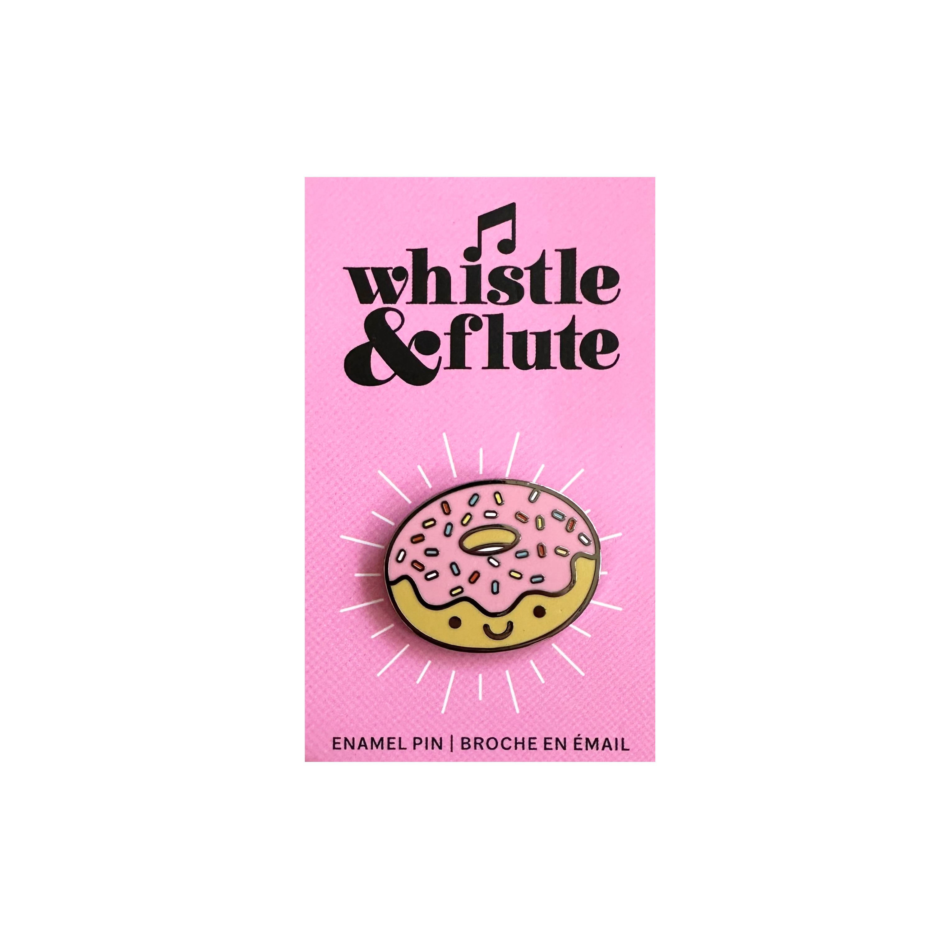Kawaii Donut Enamel Pin
