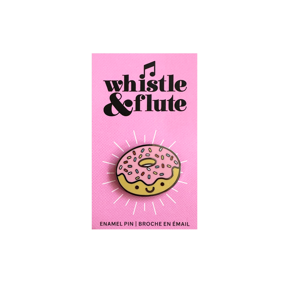 Kawaii Donut Enamel Pin