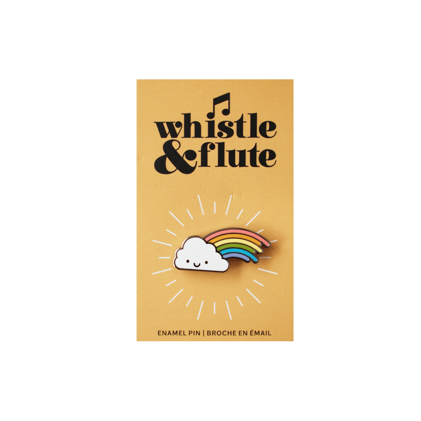 Kawaii Rainbow Enamel Pin