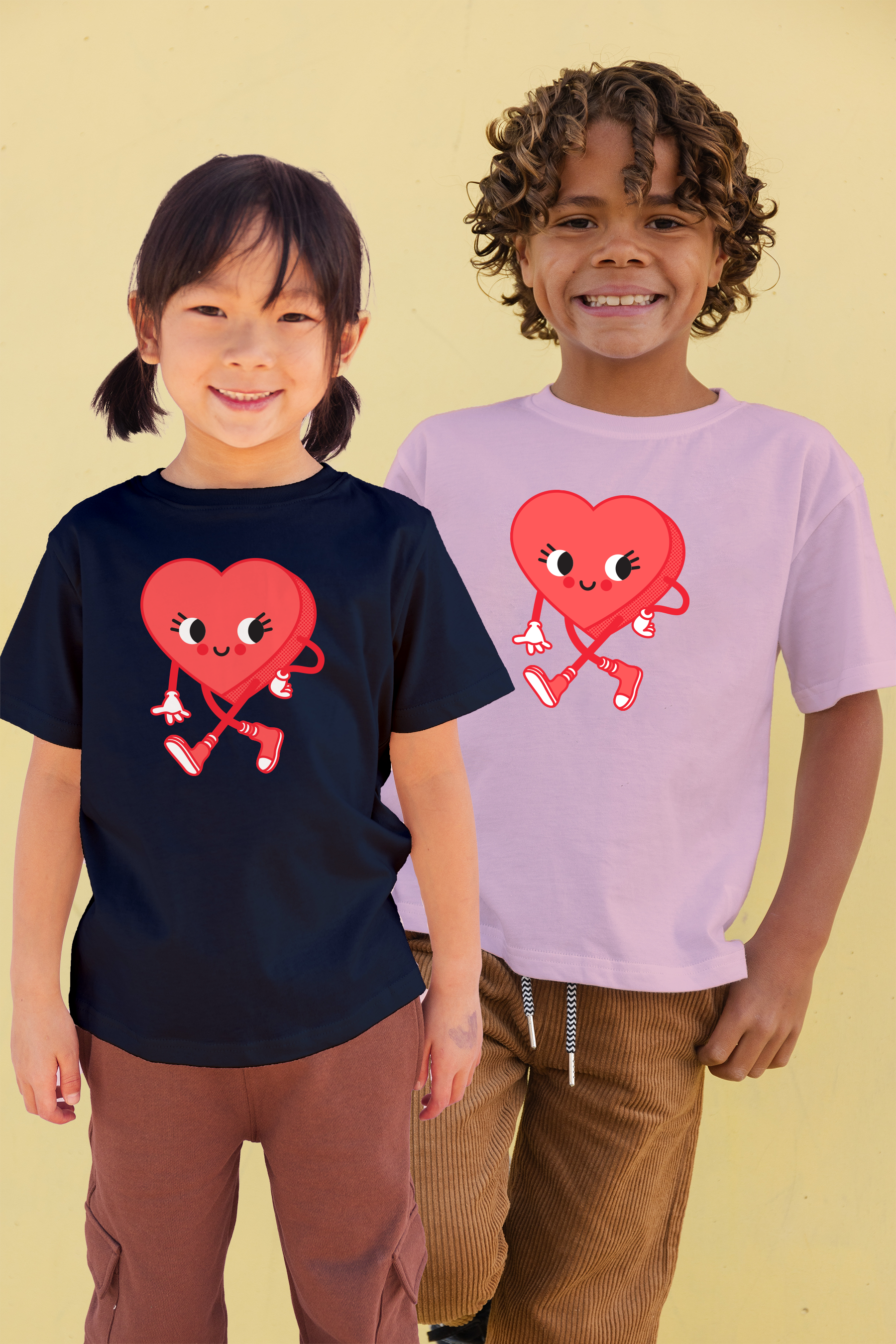 Kawaii Heart Friend T-Shirt