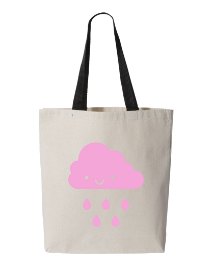 Kawaii Cloud Canvas Tote