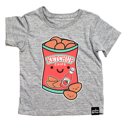 Kawaii Ketchup Chips T-Shirt