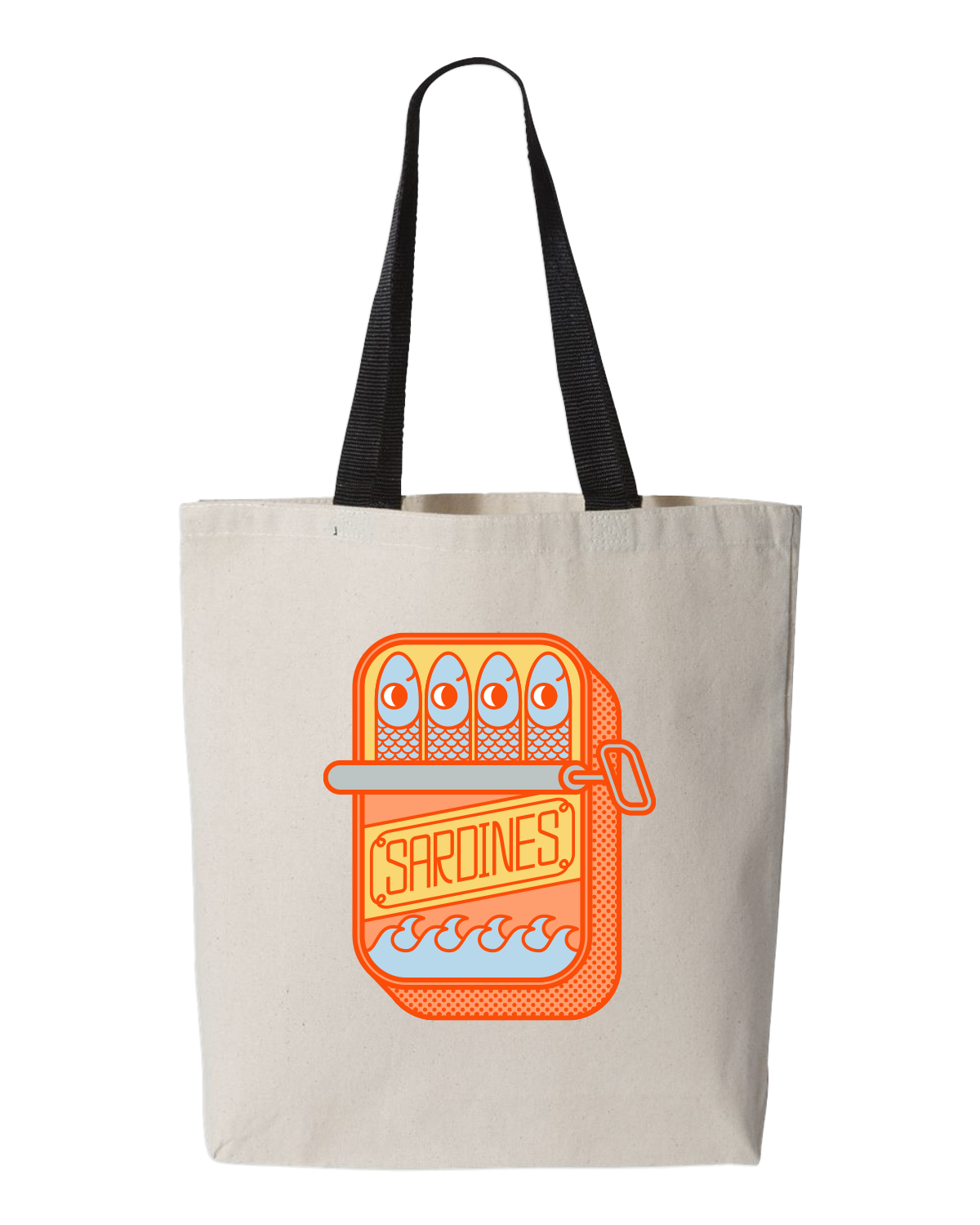 Kawaii Sardine Tote Bag