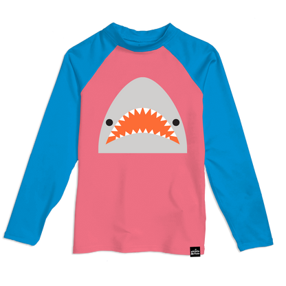 Kawaii Shark Swim UV Rashguard