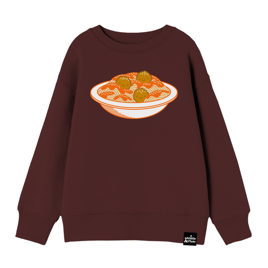 Kawaii Spaghetti & Meatballs Sweatshirt