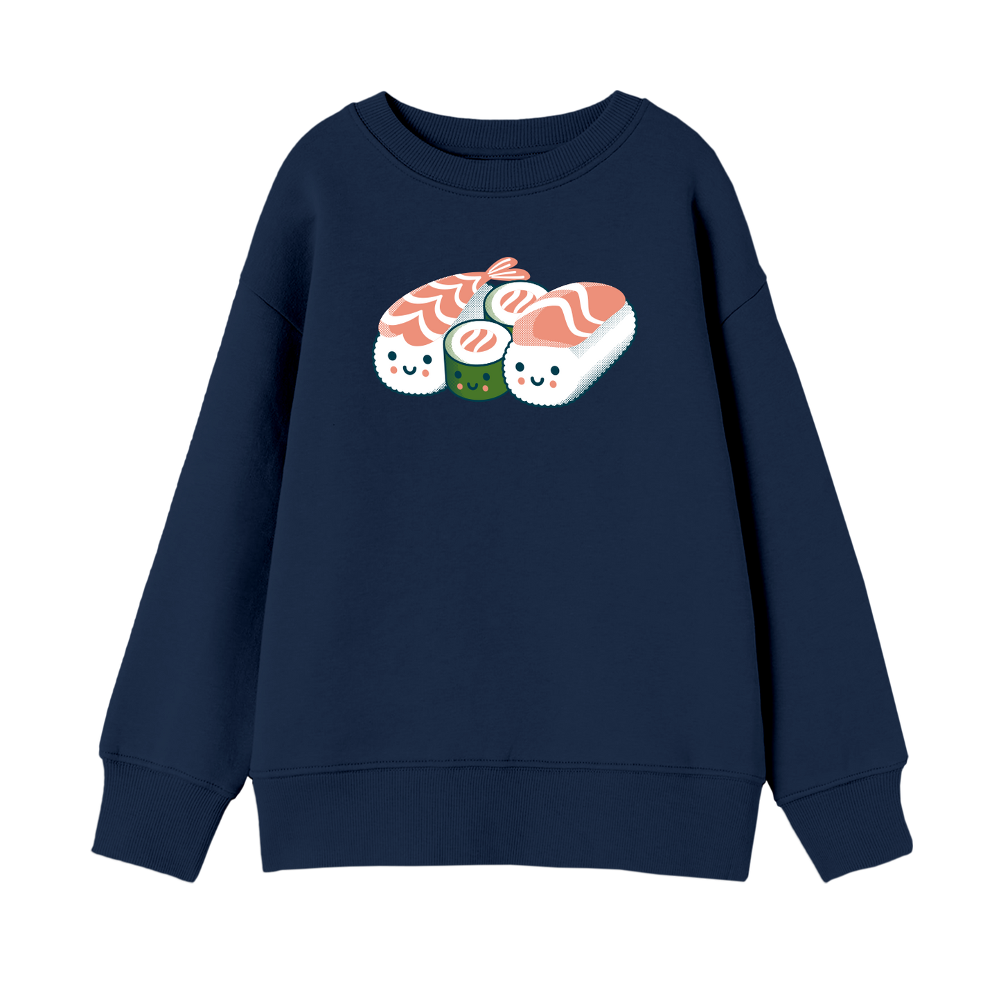 Kawaii Sushi Family Sweatshirt Adult