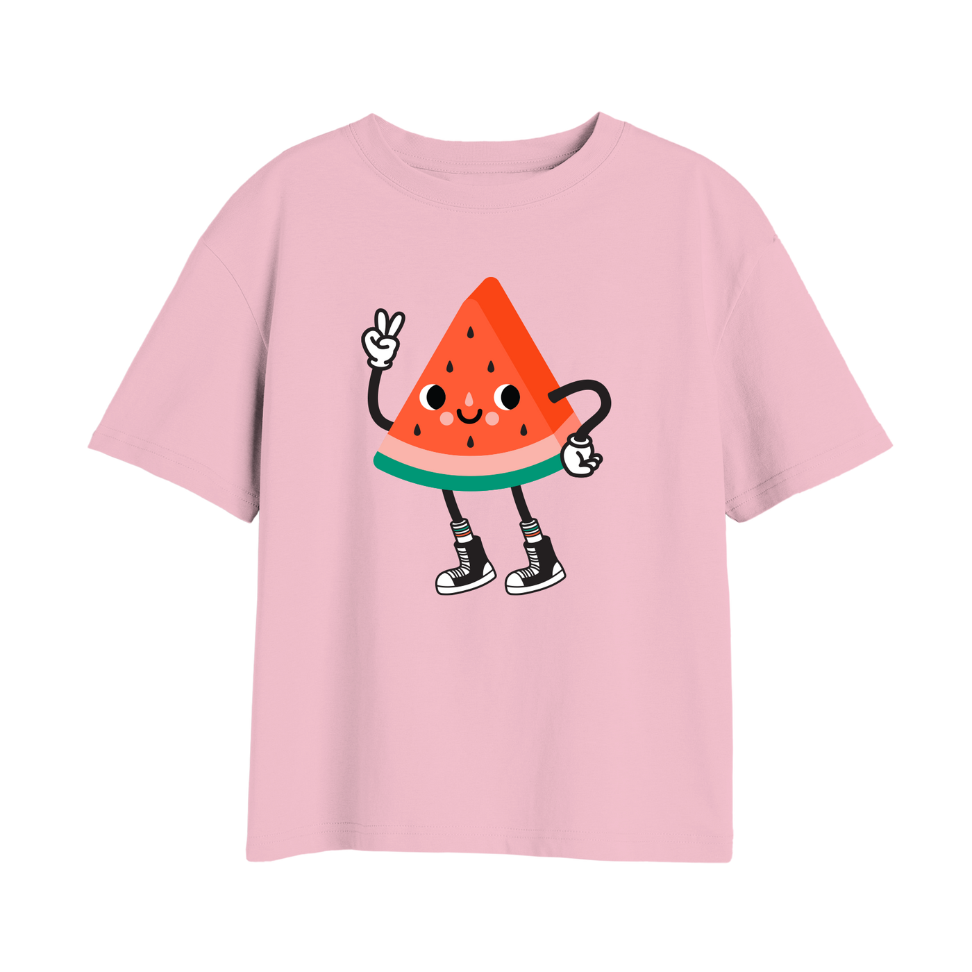 Kawaii Watermelon Peace T-Shirt