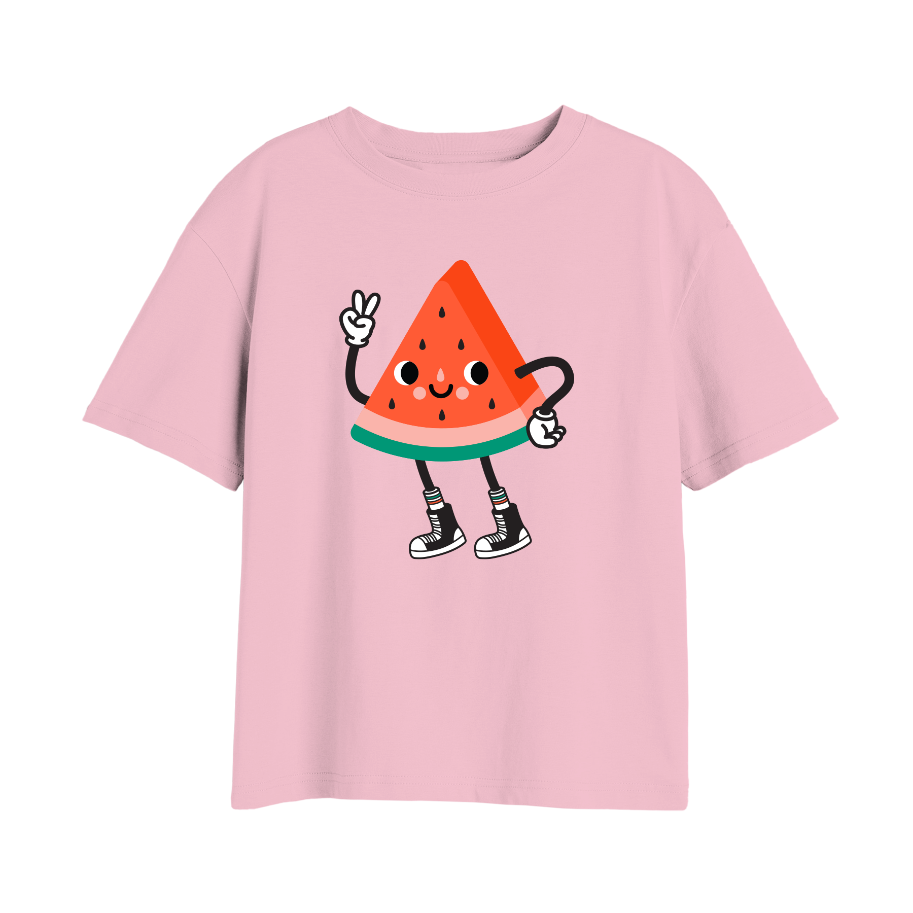 Kawaii Watermelon Peace T-Shirt