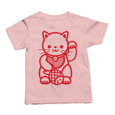 Lucky Cat - Outline - T-shirt