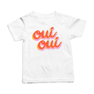 Oui Oui Brush Script T-Shirt