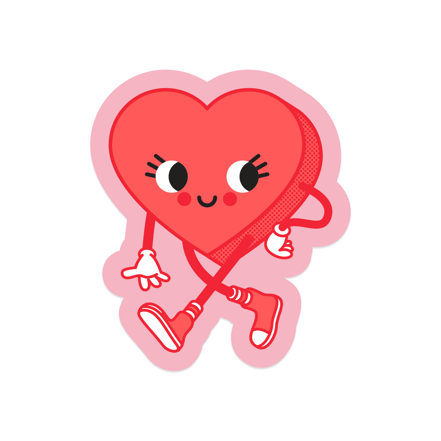 Heart Friend Vinyl Sticker