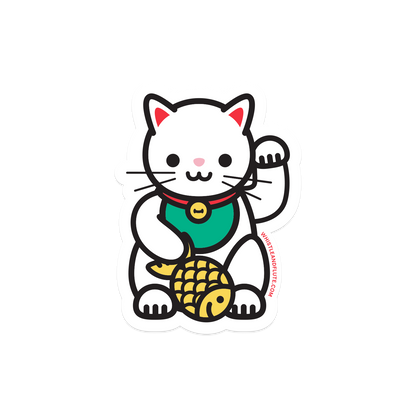 Kawaii Lucky Cat Sticker