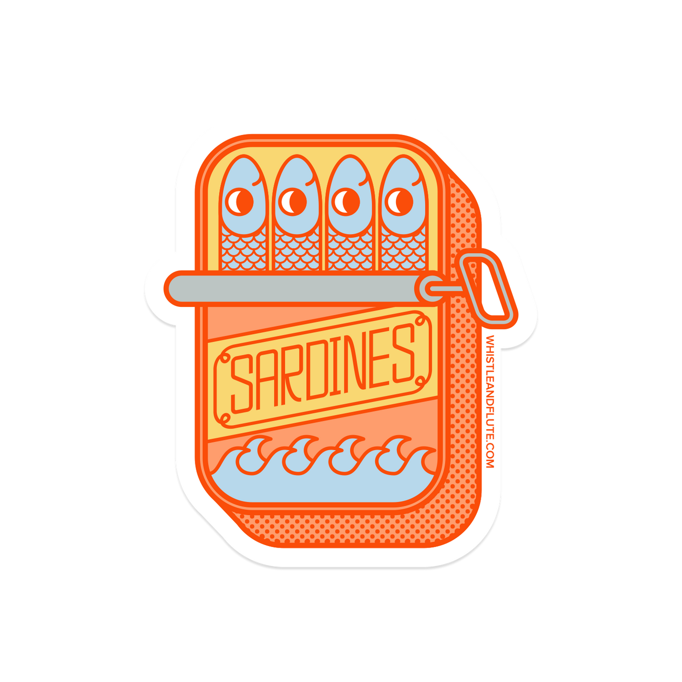 Sardines Vinyl Sticker