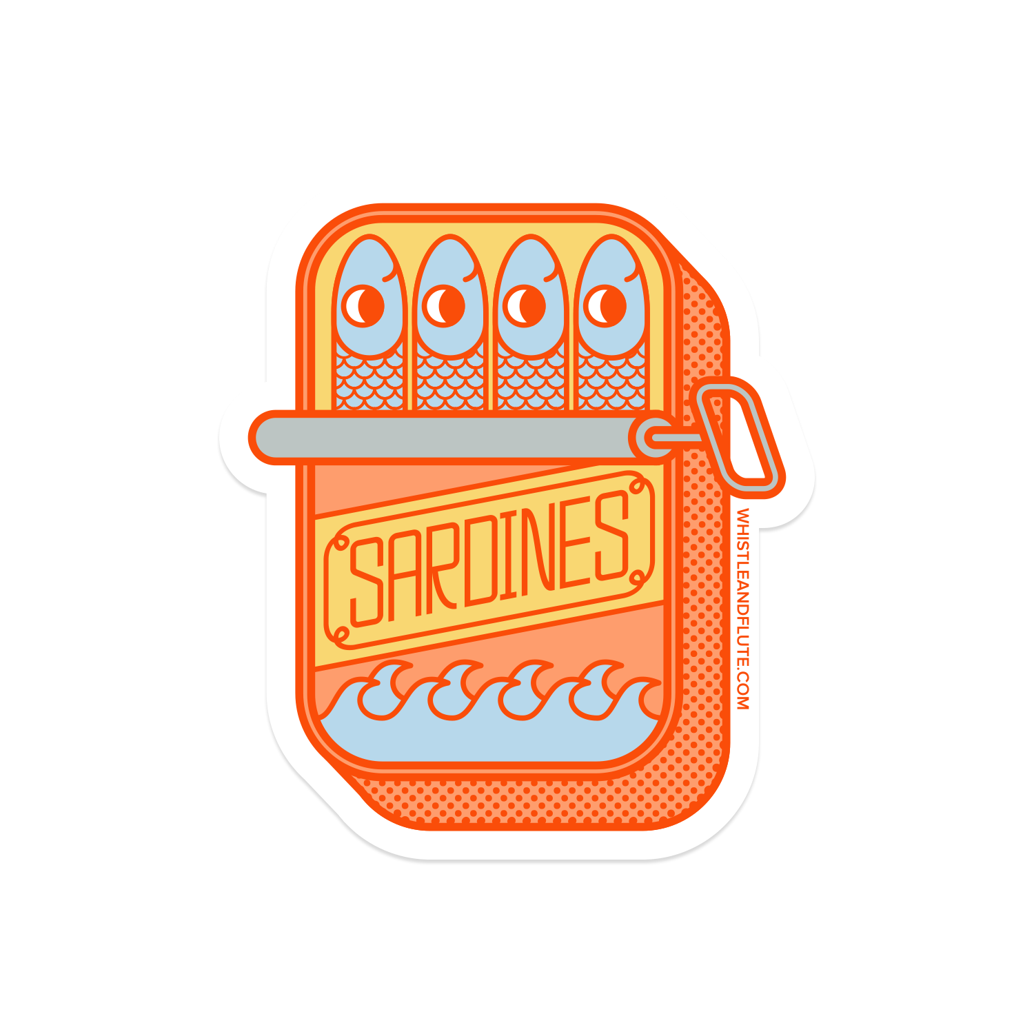 Sardines Vinyl Sticker