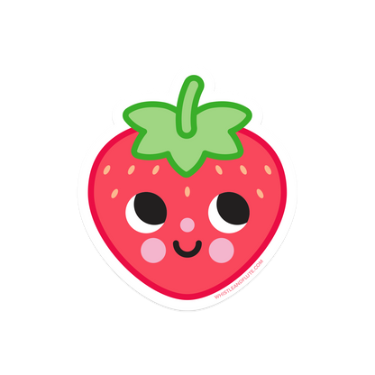 Strawberry Vinyl Sticker